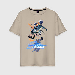 Женская футболка оверсайз Ева из stellar blade