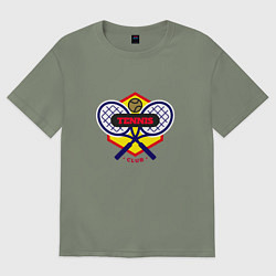 Футболка оверсайз женская Тенниска, цвет: авокадо