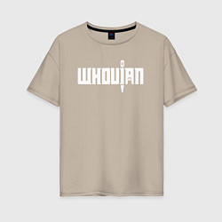 Женская футболка оверсайз Whovian