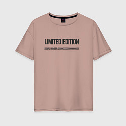 Женская футболка оверсайз Limited edition
