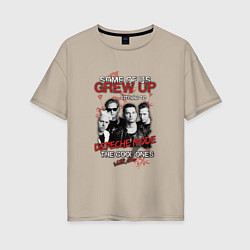 Женская футболка оверсайз Depeche Mode - Grew up