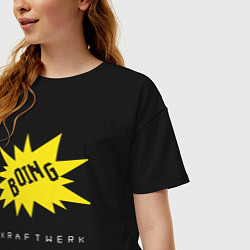 Футболка оверсайз женская Kraftwerk - Boing, цвет: черный — фото 2