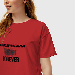 Футболка оверсайз женская Махачкала forever, цвет: красный — фото 2