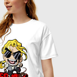 Футболка оверсайз женская Comix zone - anime style, цвет: белый — фото 2