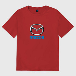 Футболка оверсайз женская Mazda sport brend, цвет: красный