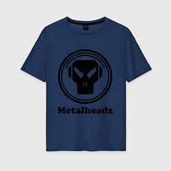 Женская футболка оверсайз Metalheadz