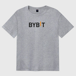 Футболка оверсайз женская Bybit, цвет: меланж