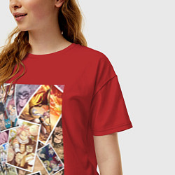 Футболка оверсайз женская Хвост Феи Венди Марвелл, цвет: красный — фото 2