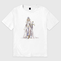 Футболка оверсайз женская Дева Меча из Goblin Slayer, цвет: белый