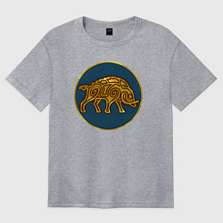 Футболка оверсайз женская Пикты из Total War: Attila, цвет: меланж