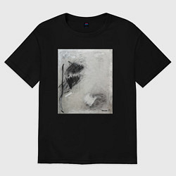 Футболка оверсайз женская Graphic Abstract, цвет: черный