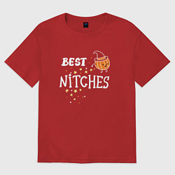Футболка оверсайз женская Best nitches, цвет: красный