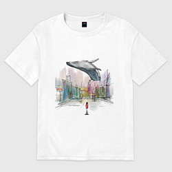 Футболка оверсайз женская Моя реальность, цвет: белый