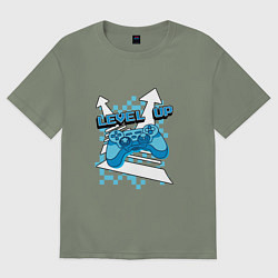 Футболка оверсайз женская Повышая уровень, цвет: авокадо