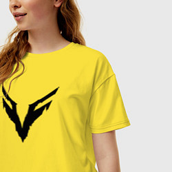 Футболка оверсайз женская Bertralla 3, цвет: желтый — фото 2