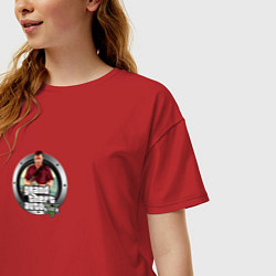 Футболка оверсайз женская Grand Theft Auto, цвет: красный — фото 2