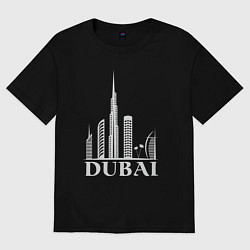 Футболка оверсайз женская City - Dubai, цвет: черный