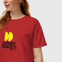 Футболка оверсайз женская Субстанция: лучшая версия тебя, цвет: красный — фото 2