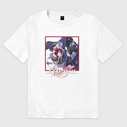 Футболка оверсайз женская Клара, цвет: белый