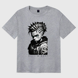 Футболка оверсайз женская Чувак Барт Симпсон, цвет: меланж