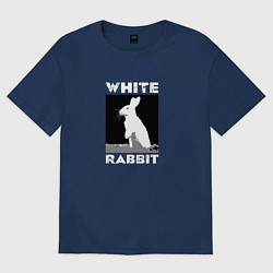 Женская футболка оверсайз White rabbit