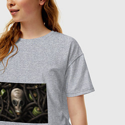 Футболка оверсайз женская Авто рожденные в СССР, цвет: меланж — фото 2