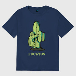 Женская футболка оверсайз Cactus - fucktus