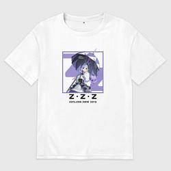 Футболка оверсайз женская Вивиан - Zenless Zone Zero, цвет: белый