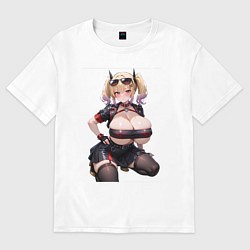 Женская футболка оверсайз Burnice White Zenless Zone Zero