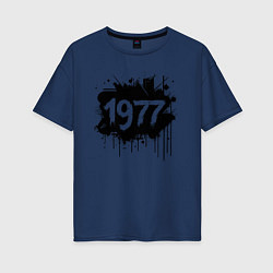 Женская футболка оверсайз Граффити 1977