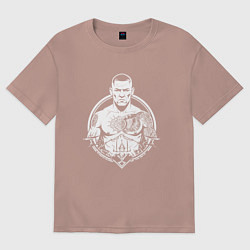 Женская футболка оверсайз Нейт Диас орнамент