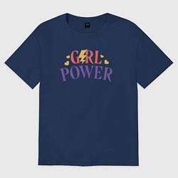 Женская футболка оверсайз Girl powers