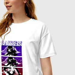 Футболка оверсайз женская Raiden Bosenmori Mei White, цвет: белый — фото 2