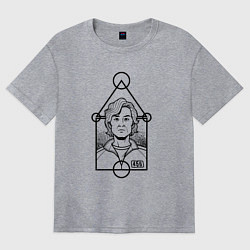 Футболка оверсайз женская Player 456, цвет: меланж