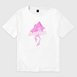 Футболка оверсайз женская Барби Яга, цвет: белый