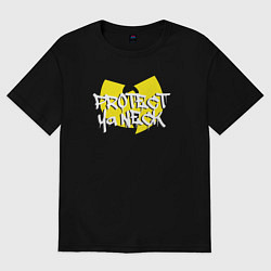 Женская футболка оверсайз Protect ya neck Wu-Tang