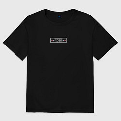 Женская футболка оверсайз Techenie