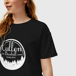 Футболка оверсайз женская Baseball Cullen, цвет: черный — фото 2
