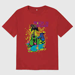 Женская футболка оверсайз Rock n Roller