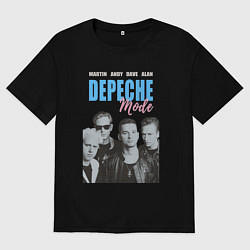 Женская футболка оверсайз Depeche Mode Violator portrait