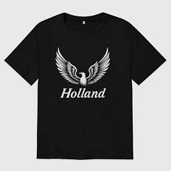 Женская футболка оверсайз Крылья Голландии