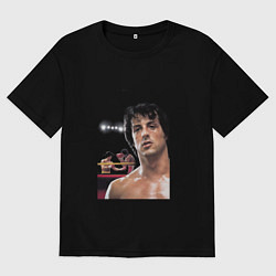 Женская футболка оверсайз Рокки Бальбоа