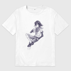 Женская футболка оверсайз Данганронпа V3 - Кокичи Ома