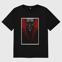 Футболка оверсайз женская Джон Крамер - Пила, цвет: черный