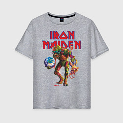 Женская футболка оверсайз Iron Maiden