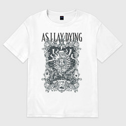 Футболка оверсайз женская As I Lay Dying, цвет: белый