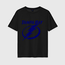 Футболка оверсайз женская HC Tampa Bay, цвет: черный