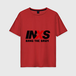 Женская футболка оверсайз INXS