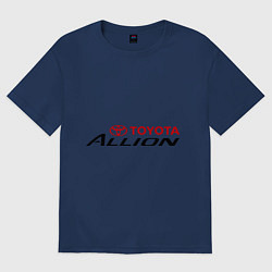 Футболка оверсайз женская Toyota Allion, цвет: тёмно-синий