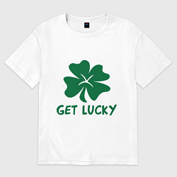 Женская футболка оверсайз Get lucky